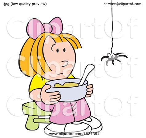 Little Miss Muffet and Spider by Johnny Sajem #1637394