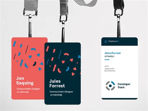 Branding Opticon – Design @ Optimizely – Medium | Name card design ...