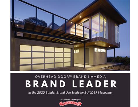 Overhead Door™ Brand Recognized as a 2020 BUILDER Brand Leader ...