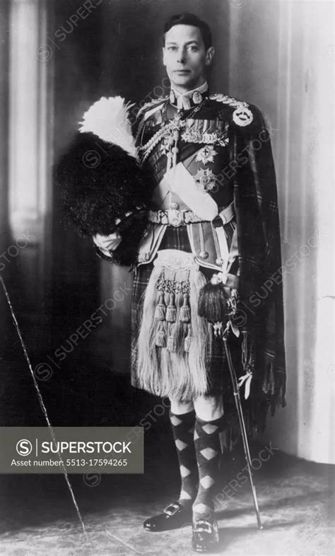 First Picture Of King George VI In Highland Military Uniform: Mr ...