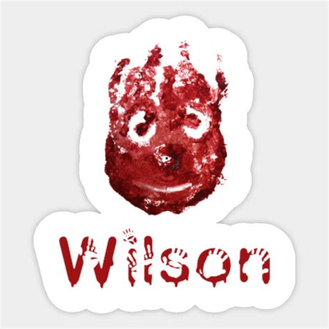 Castaway Wilson T-Shirt - Wilson - Sticker | TeePublic