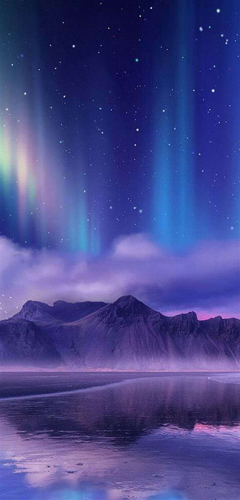 1080x2246 Resolution Aurora Borealis Near Sea 1080x2246 Resolution Wallpaper - Wallpapers Den