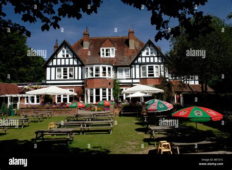 White Buck Inn, Burley, New Forest, Hampshire, England, UK Stock Photo ...