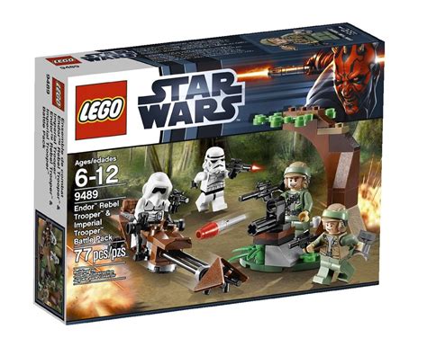 LEGO Star Wars Return of the Jedi Endor Rebel Trooper Imperial Trooper Battle Pack Set 9489 - ToyWiz