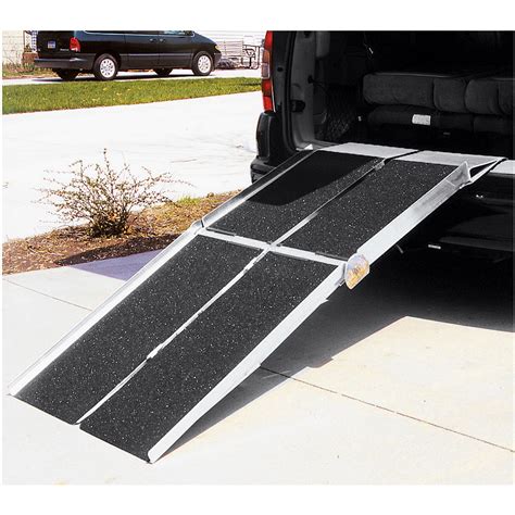 PVI Folding Aluminum Utility Ramp — 800-Lb. Capacity, 8ft.L x 30in.W | Northern Tool + Equipment