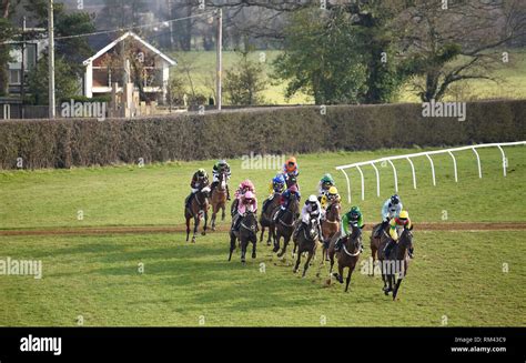 Plumpton races racing horse racecourse course east sussex uk bri hi-res stock photography and ...