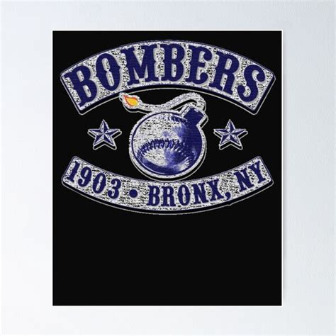 "Bronx Bombers 1903 Bronx Ny Grey" Poster for Sale by leheshoshusy834 ...