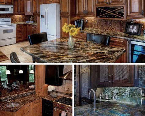 5 Dramatic Statement-Making Natural Granite Countertops