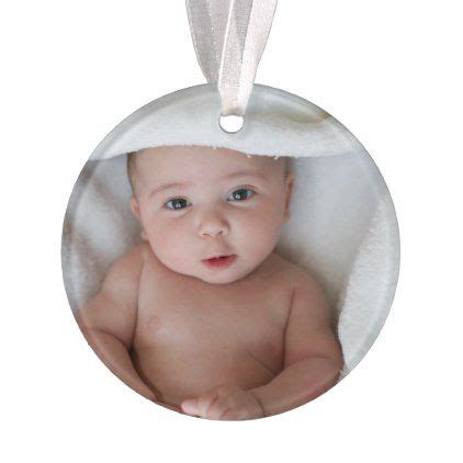 Baby Boy First Christmas Year Name Photo Ornament - baby gifts giftidea ...