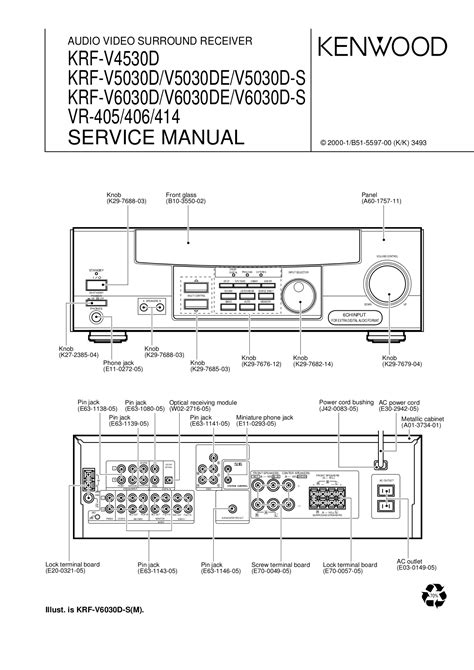 Download free pdf for Kenwood VR-407 Receiver manual