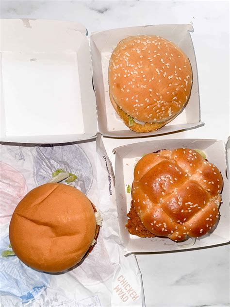 I tried all the McDonalds Chicken Burgers to find which tasted the 'best' | Hint Of Helen