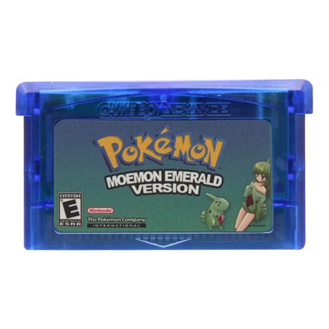 Pokemon Moemon Emerald Version GBA Gameboy Advance Cartridge US Version - Video Games