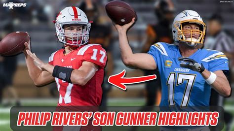 🔥🔥 PHILIP RIVERS' SON FRESHMAN QB GUNNER RIVERS SLINGS IT LIKE HIS POPS 🔥🔥 - YouTube