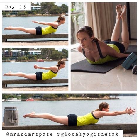 Day 13: Locust Pose, Salabhasana variations, including a gentle one ...