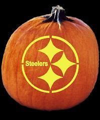 SPOOKMASTER NFL FOOTBALL PITTSBURGH STEELERS PUMPKIN CARVING PATTERN ...