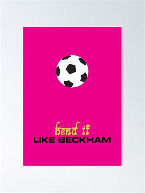 "Bend it like Beckham Movie Poster" Poster by TheFullPassport | Redbubble