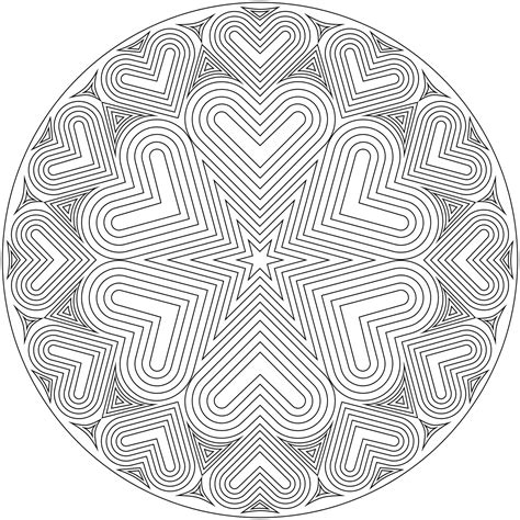 Printable Mandala Coloring Sheets