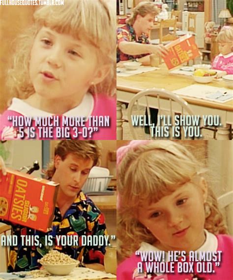 "How much more than 5 is the big 3-0?" -Stephanie Tanner | Makes Me Laugh | Full house funny ...