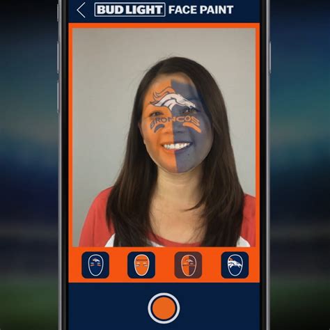 This NFL App Lets Fans Paint Their Faces With Augmented Reality