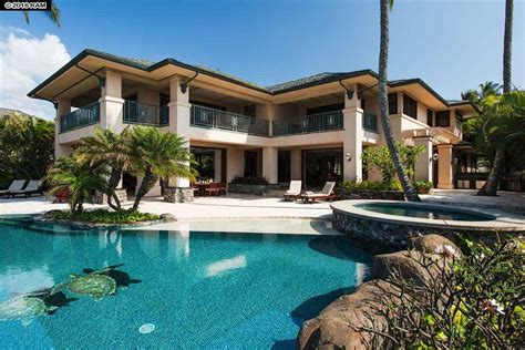 Luxury Hawaii Real Estate. Maui Beachfront Home for Sale - 9 KAPALUA ...