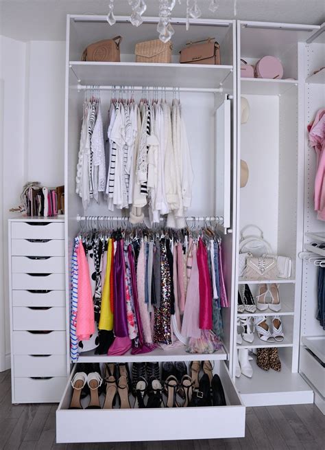 Helpful Closet Organization Tips Featuring The IKEA Pax Wardrobe | Ikea pax wardrobe, Closet ...