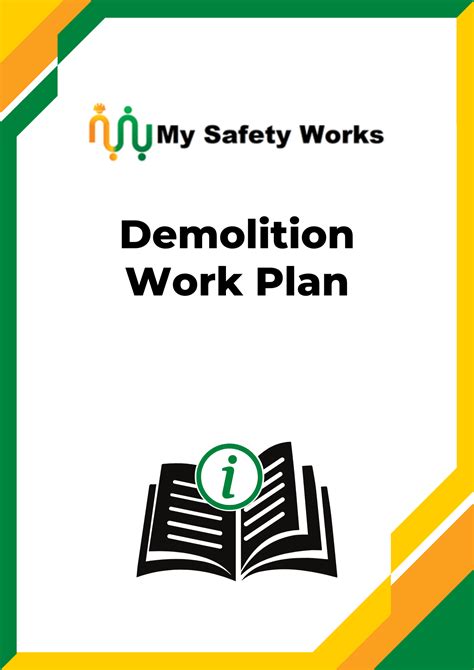 Demolition Work Plan | My Safety Works