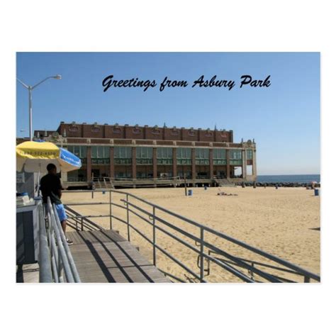 Greetings from Asbury Park Postcard | Zazzle