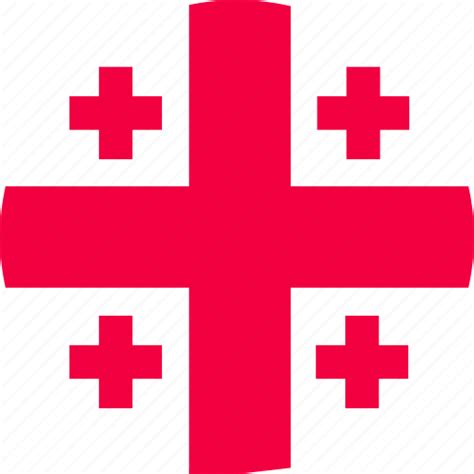 Georgia, flag, euroasia, country, national, nation, europe icon - Download on Iconfinder