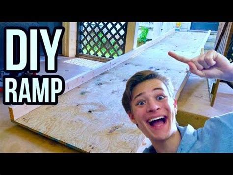 Making a Wheelchair Ramp to Get Grandma out of the House (30 minute diy) in 2022 | Wheelchair ...