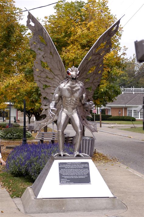 Mothman Statue | December 15, 1967 The Silver bridge across … | Flickr