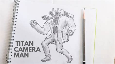 Skibidi Toilet How to draw💪💪 TITAN CAMERAMAN 📹 - YouTube