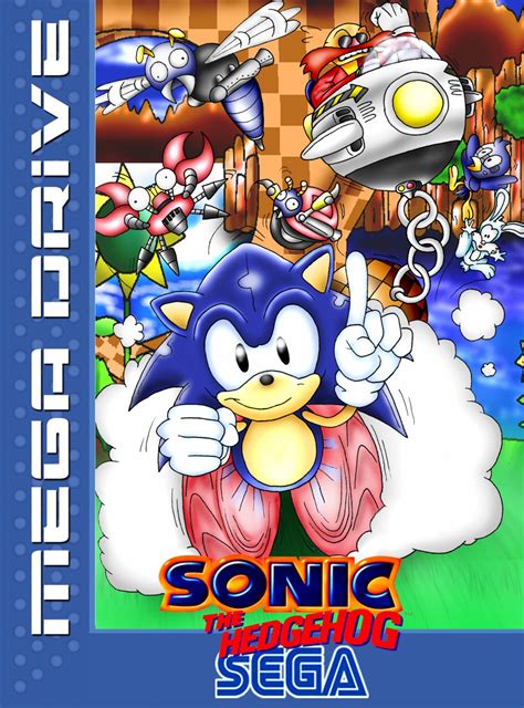 Custom Sonic the Hedgehog Sega Mega Drive Box Art by RetroDanno-Gaming ...