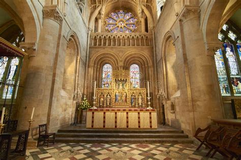 Interior of Christ Church Cathedral, Oxford Stock Photo - Image of ...