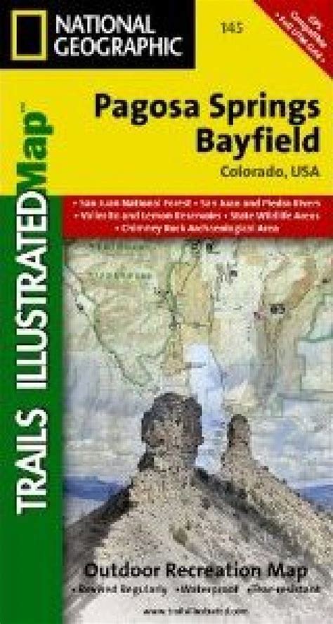 Colorado: Map for Pagosa Springs/Bayfield: Trails Illustrated | NHBS ...