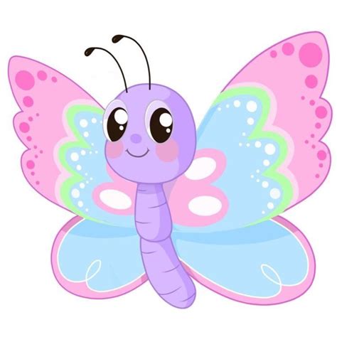 Cartoon Butterfly, Butterfly Clip Art, Cartoon Clip Art, Cute Cartoon, Animal Drawings, Cute ...