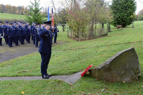 Remembrance ceremony held at RAF Welford for those lost in bomber accident in WWII > U.S. Air ...