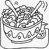 Salad Coloring Pages Food Fruit Faces Taco Drawing Year Printable  sketch template