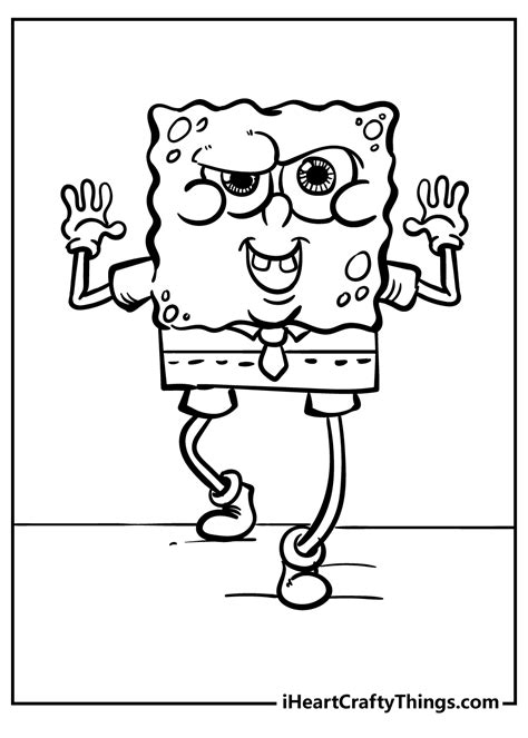 Spongebob Squarepants Coloring Pages Free Printable