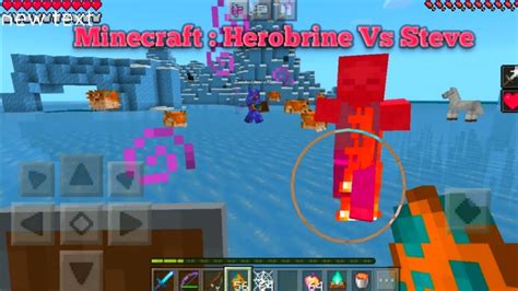 Minecraft: Herobrine Vs Steve #MinecraftTutorial #MinecraftGames - YouTube
