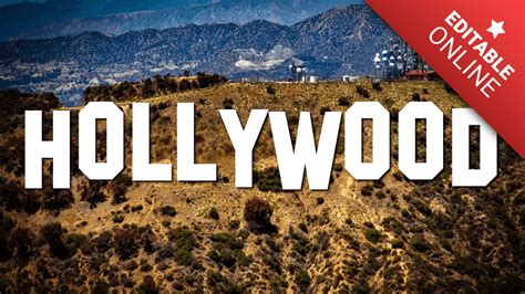 Hollywood Sign | Text Effect Generator