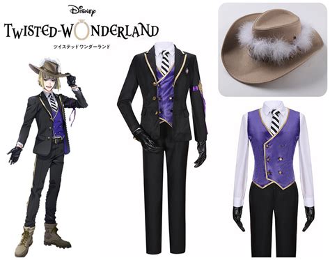 Cosplayflying - Buy Disney Twisted-Wonderland Rook Hunt Snow Princess Black Uniform Cosplay Costume