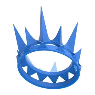 Crown 3D Printing Model - Threeding