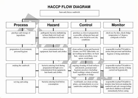 Haccp Plan Template Free