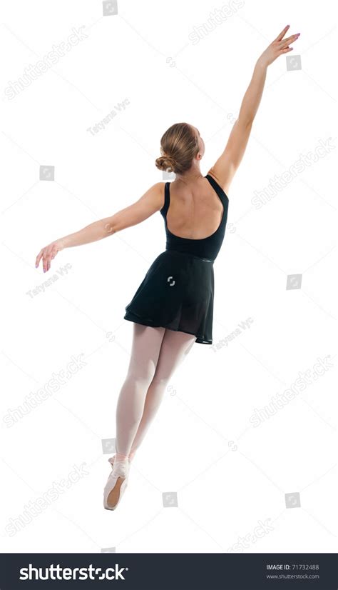 A Young Wonderful Ballerina Is Dancing Gracefully Stock Photo 71732488 ...