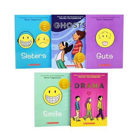 Raina Telgemeier 5 Books Collection Box Set - Ages 9-14 - Paperback — Books2Door