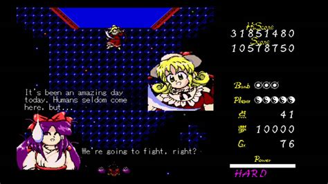 Touhou PC-98 Run - Lotus Land Story - Stage 3 - YouTube