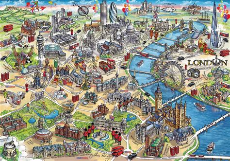 London Landmarks Jigsaw Puzzle | Mapping London