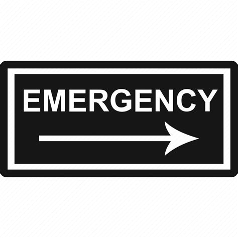 Emergency, emergency room sign, emergency sign, sign icon - Download on ...