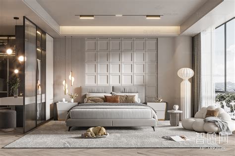 Modern Bedroom 3D Model Download - Model ID.985750917 | 1miba