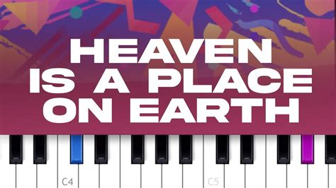 Belinda Carlisle - Heaven Is A Place On Earth (piano tutorial) - YouTube